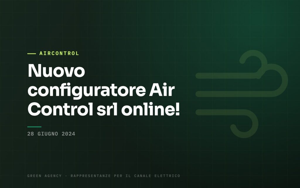 Nuovo configuratore Air Control srl online! 🆕